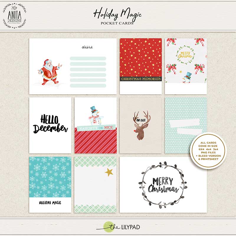 Holiday Magic | Pocket cards