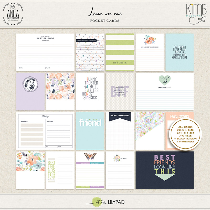 Lean on me | Pocket cards