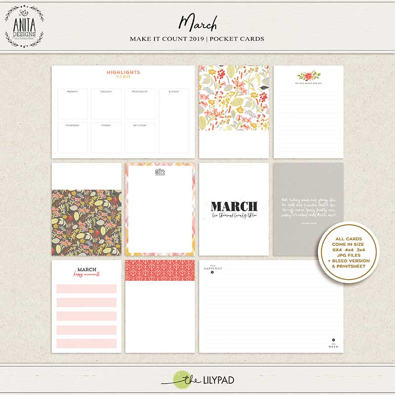 Make it count: March 2019 | Pocketcards