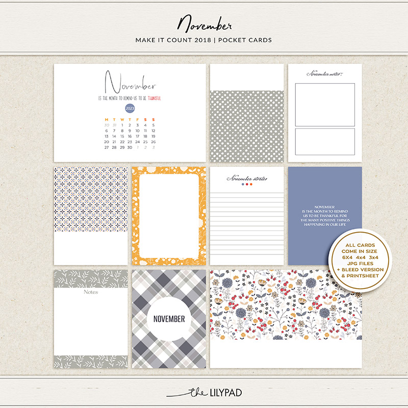Make it count: November 2018 | Pocket cards - Image 2