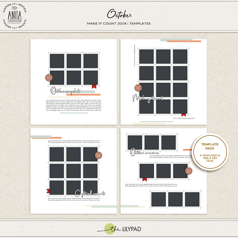 Make it count: October 2018 | Templates