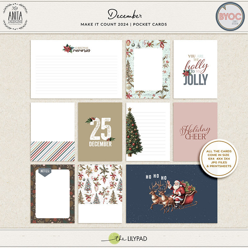 Make it count: December 2024 | Pocket cards
