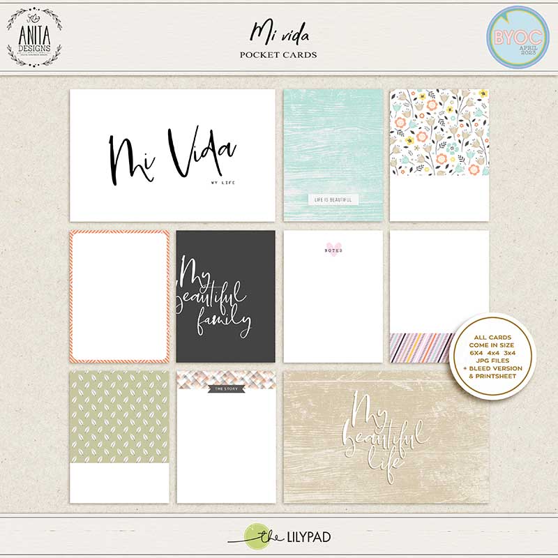 Mi Vida | Pocket cards