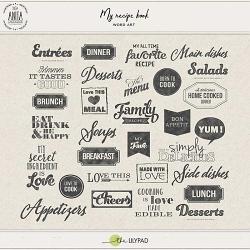 My Recipe Book | Wordart