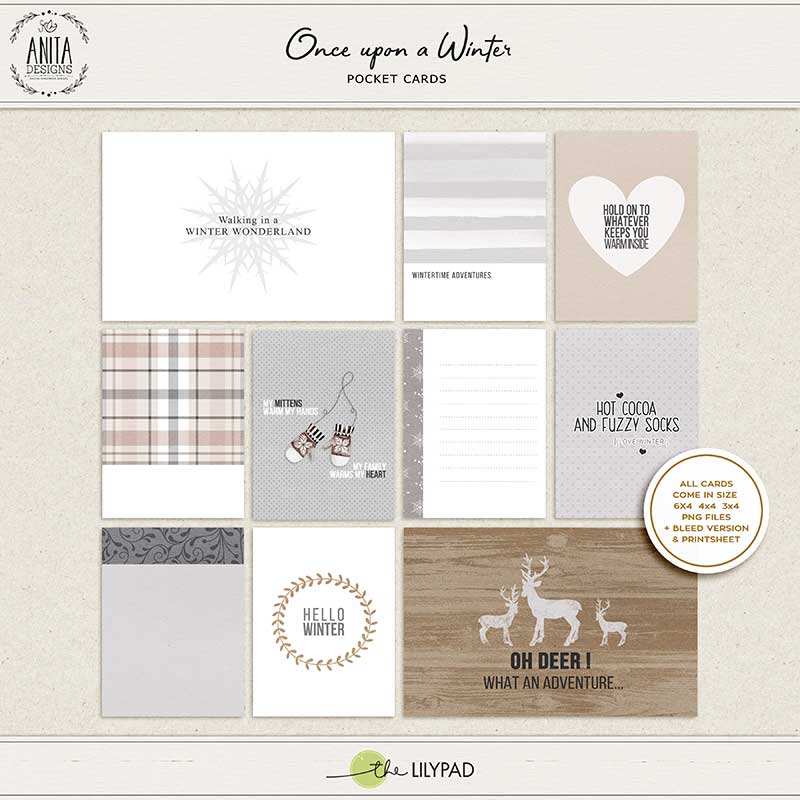 Once upon a winter | Pocketcards