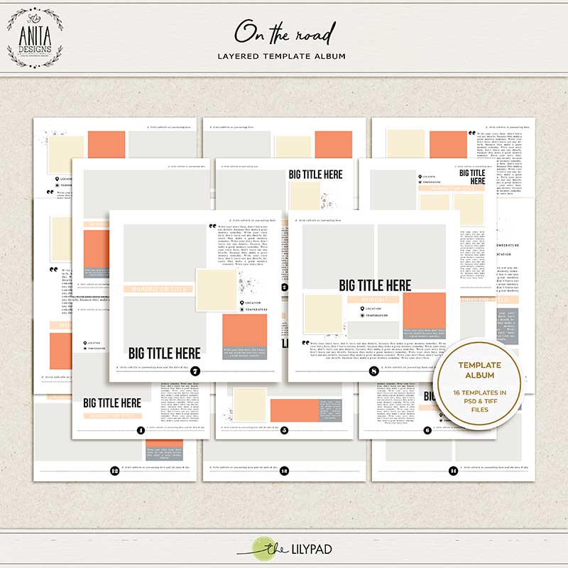 On the road | Template album