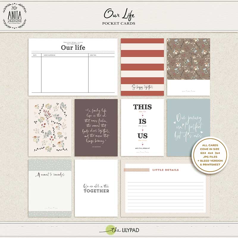 Our life | Pocket cards