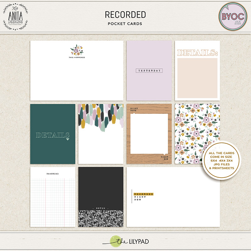 Recorded | Pocket cards