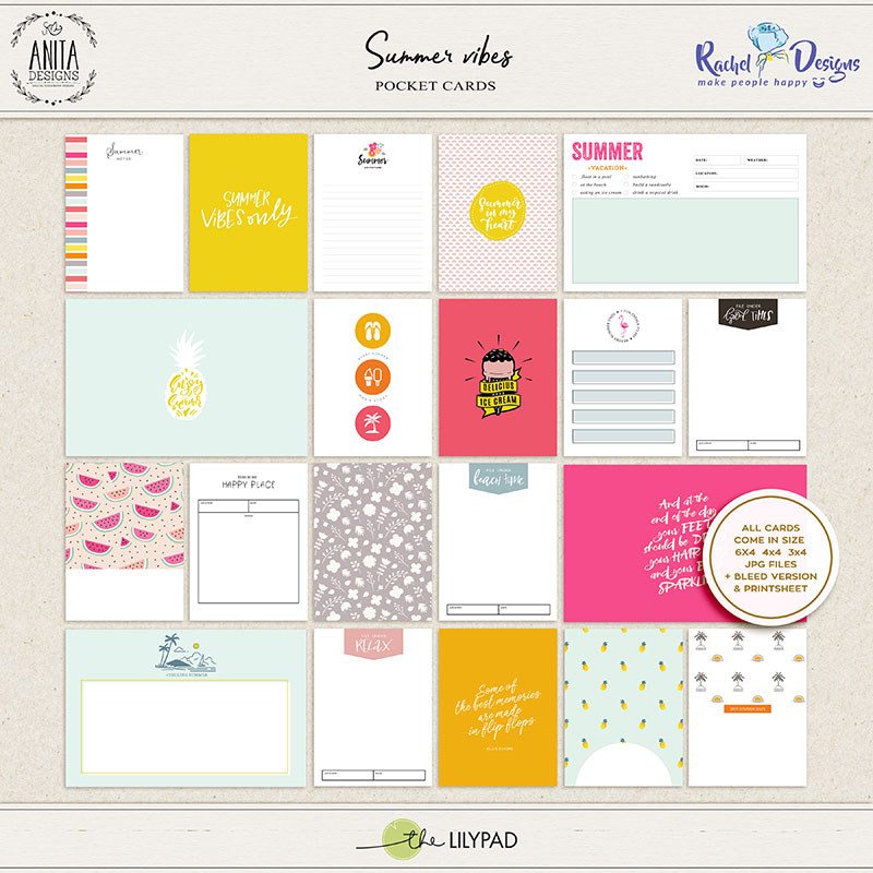 Summer vibes | Pocket cards