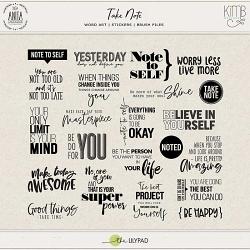 Take Note | Word Art