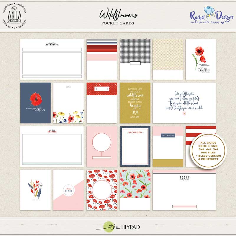 Wildflowers | Pocket cards