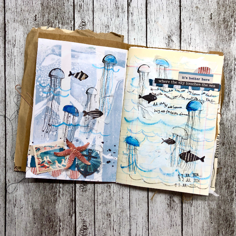 High Tide | Mixed Media Digital Scrapbooking Elements - Image 8
