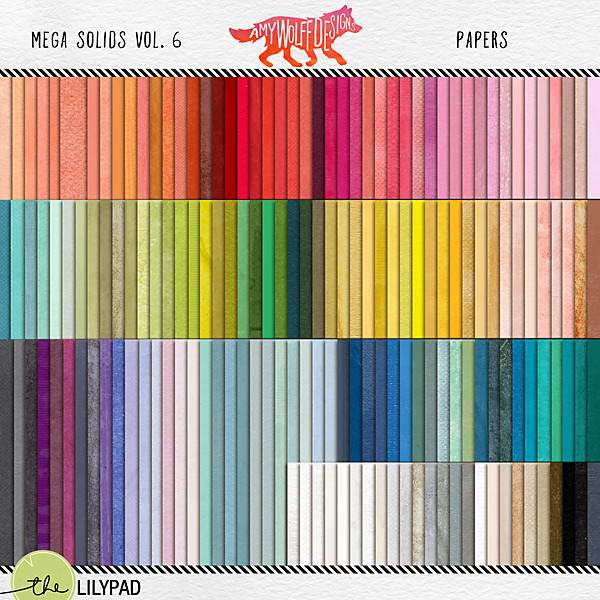 Mega Solid Paper Pack Vol. 6
