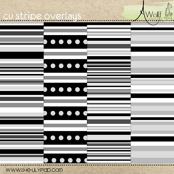 CU layered stripe overlays