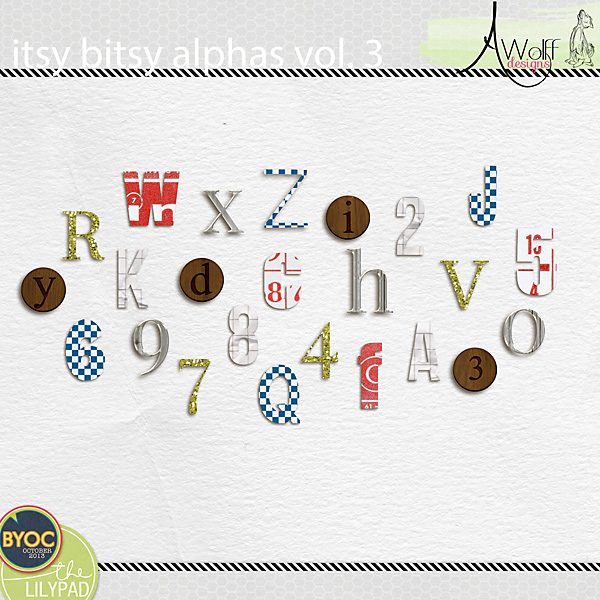 Itsy Bitsy Alpha vol. 3