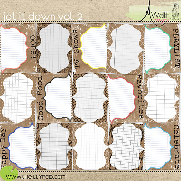 jot it down vol. 2