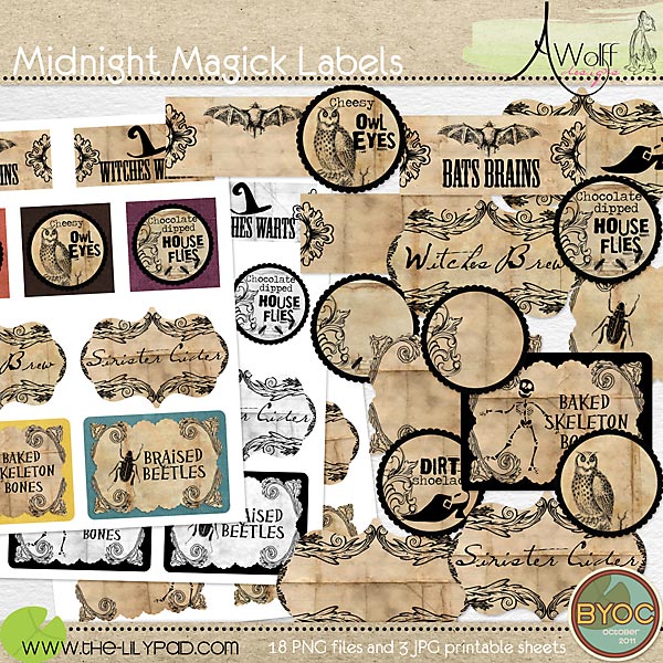 Midnight Magick Labels