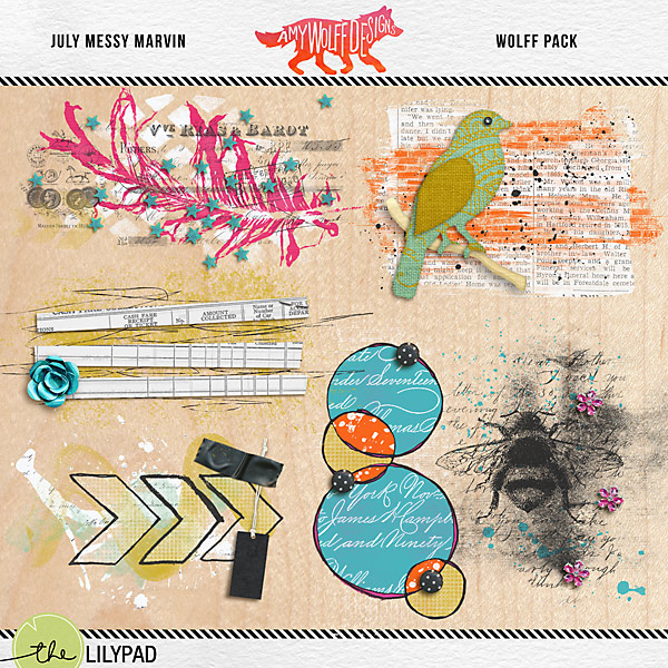 July Wolff Pack Messy Marvin