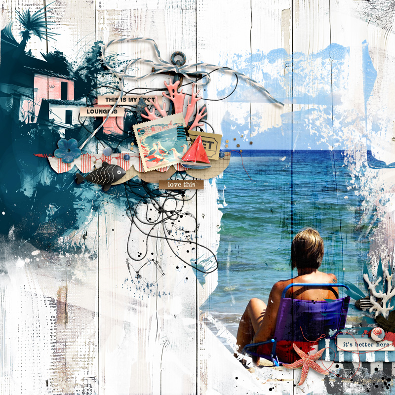 High Tide | Mixed Media Digital Scrapbooking Elements - Image 9