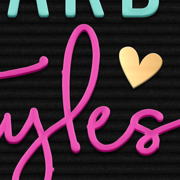 CU/PU - Stylin' #246 - Felt Text Board Styles - Image 3