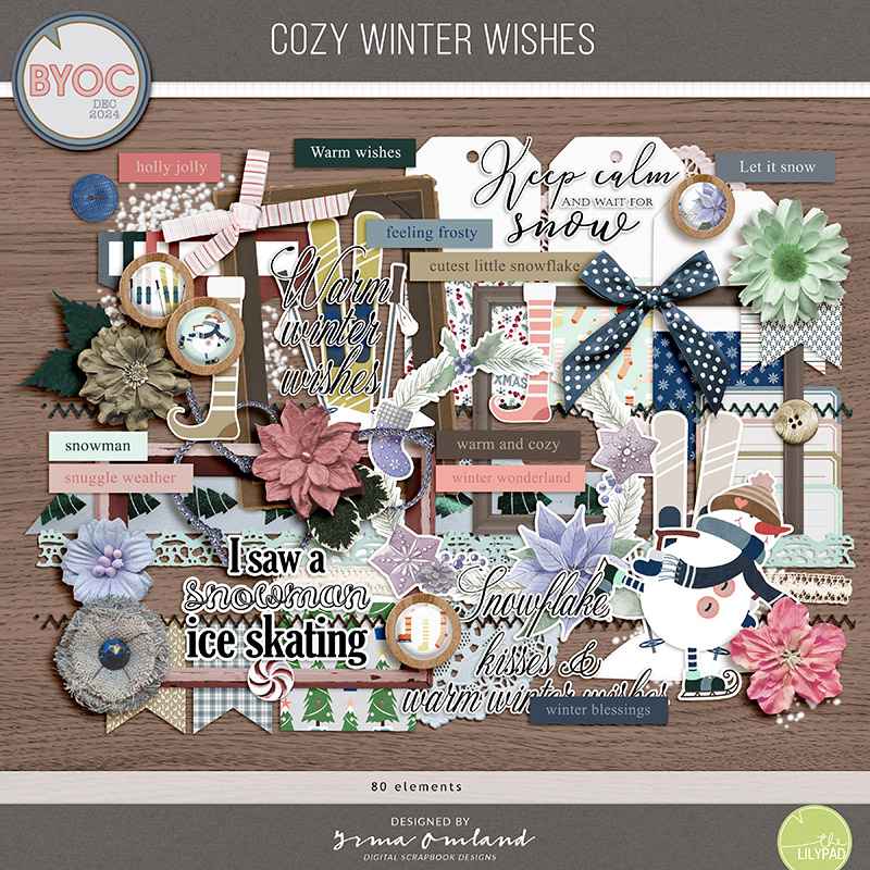 Cozy winter wishes | elements