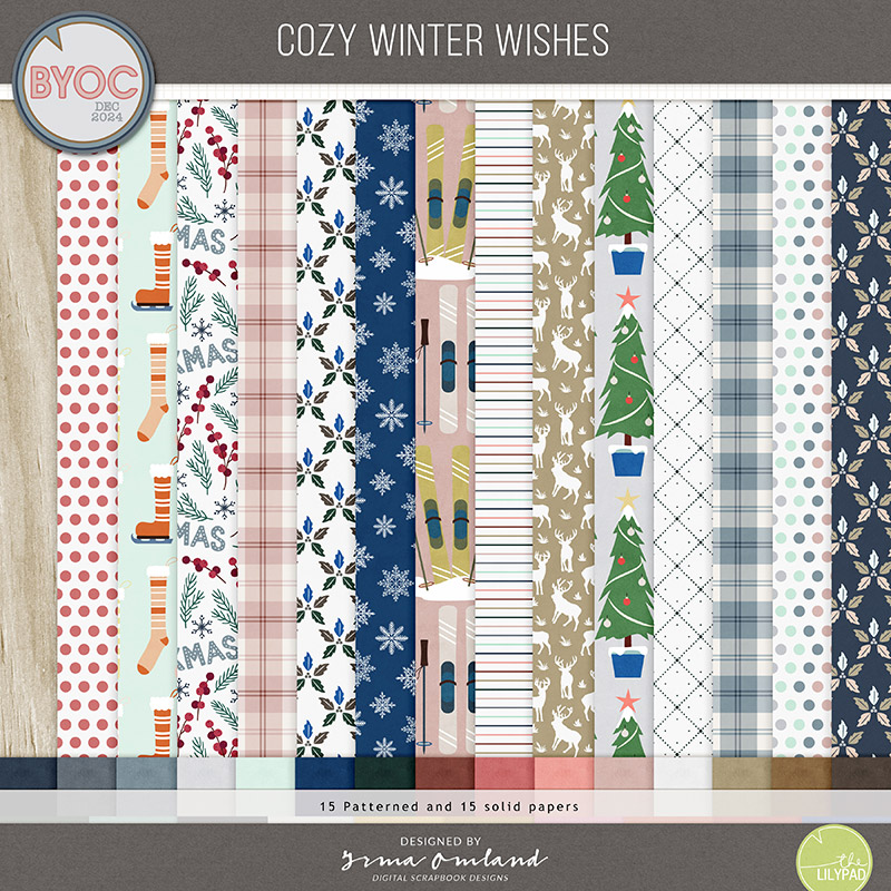Cozy winter wishes | papers