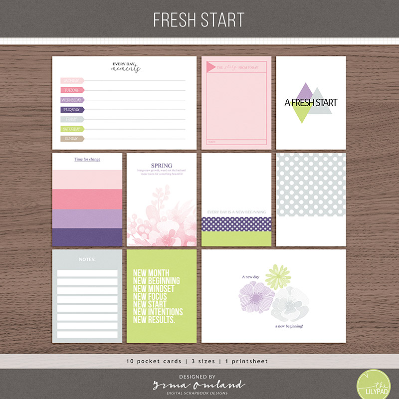 Fresh start | pocket cards