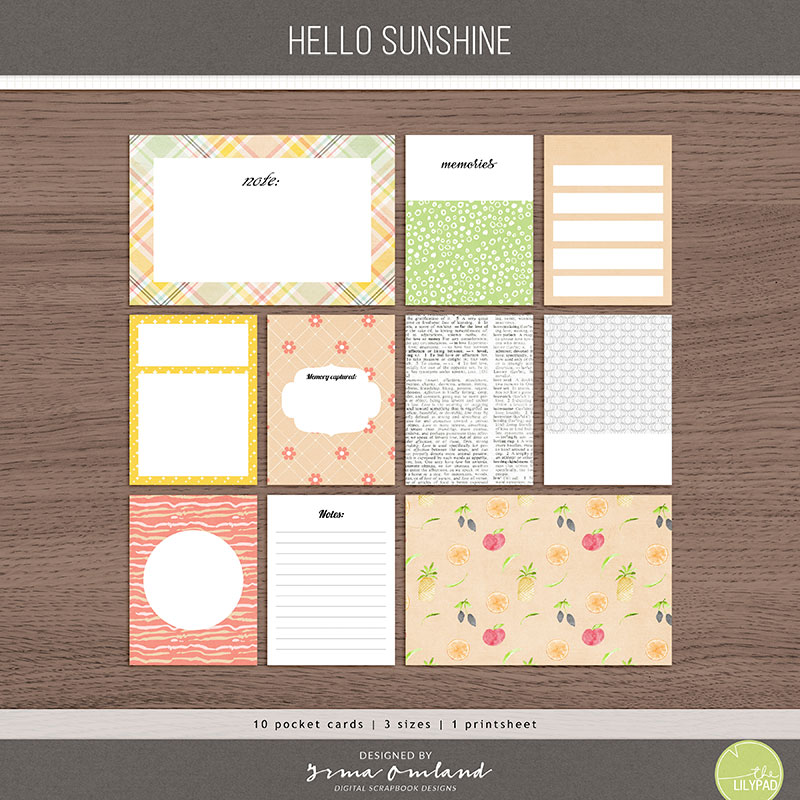 Hello Sunshine | pocket cards