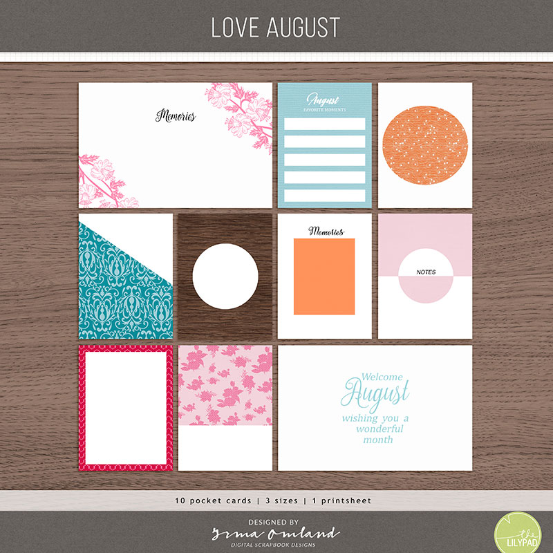 Love August | pocket cards