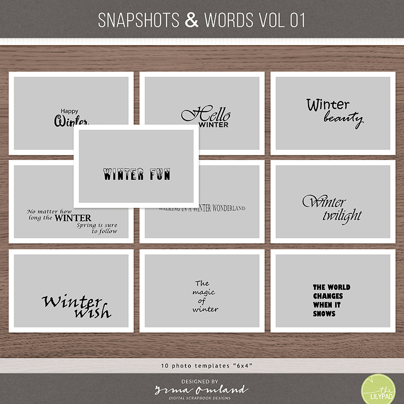 Snapshots & words vol 01