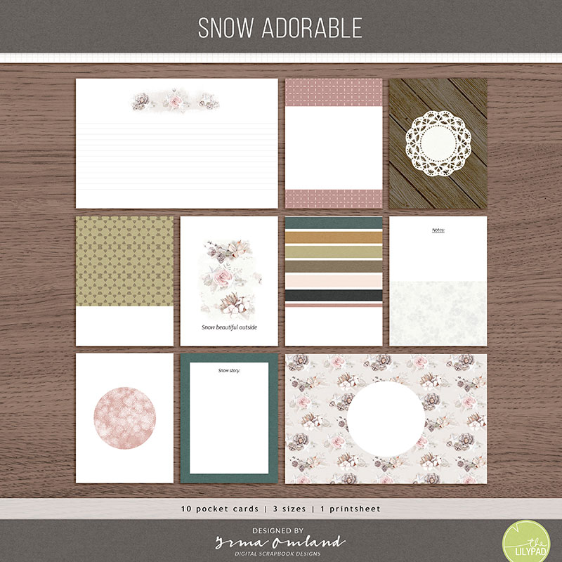 Snow adorable | pocket cards