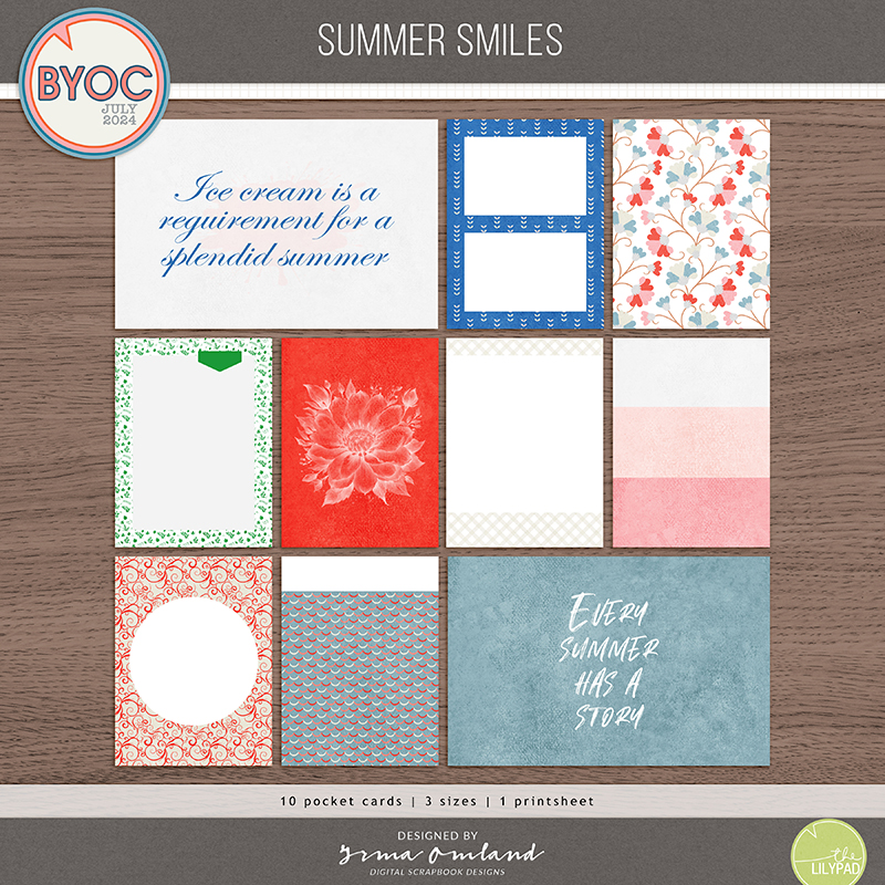 Summer smiles | pocket cards