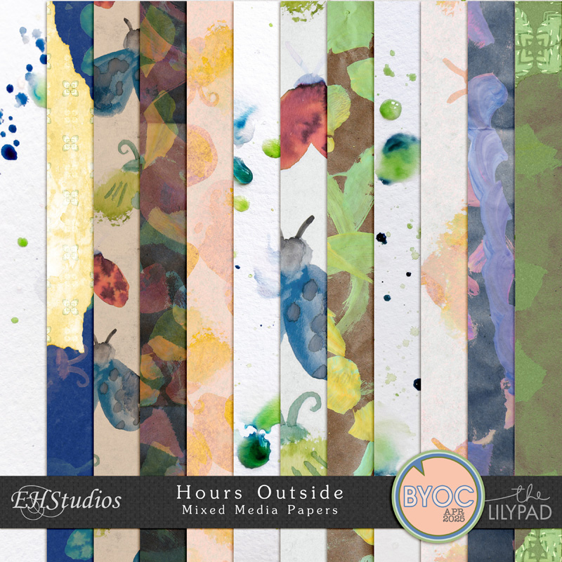 Hours Outside | Mixed Media Papers by EHStudios - Image 2
