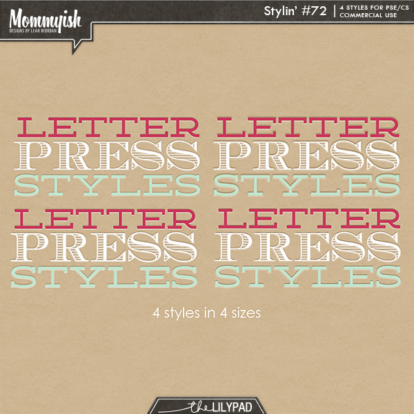 CU - Stylin' #72 - LetterPress 2