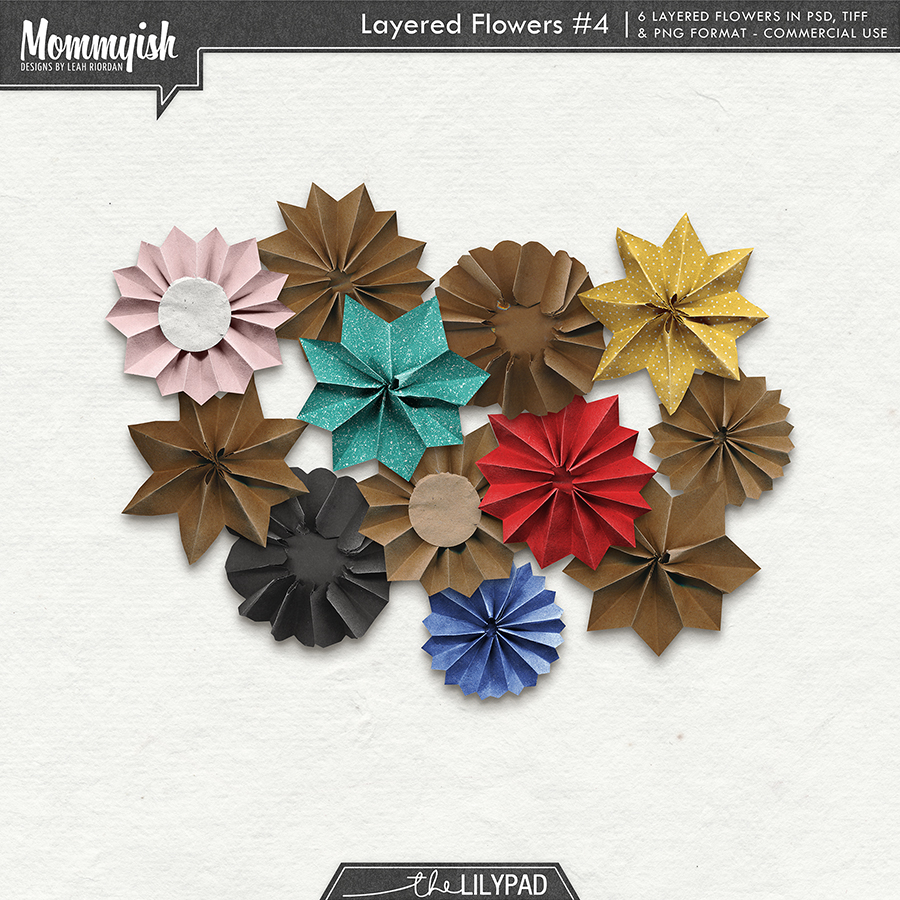 PU/CU - Layered Flowers #4