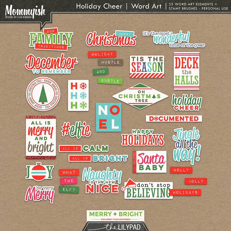 Holiday Cheer | Word Art