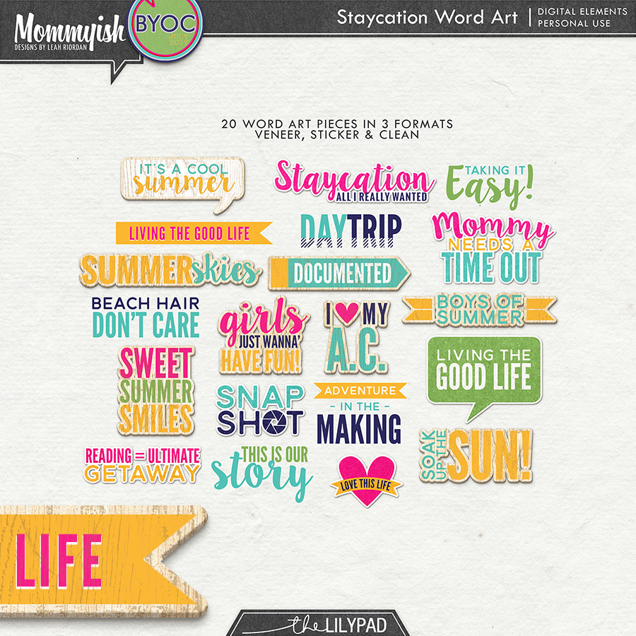 Staycation | Word Art