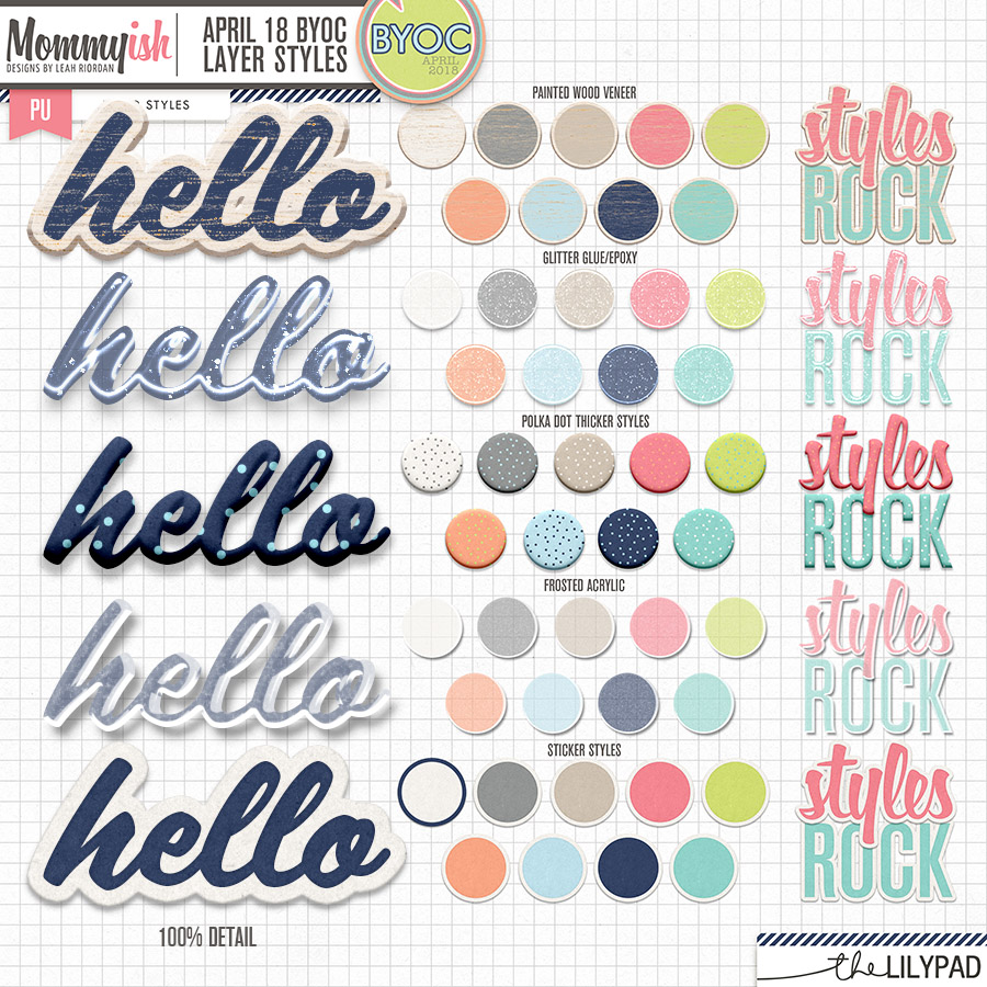 April 2018 BYOC Styles