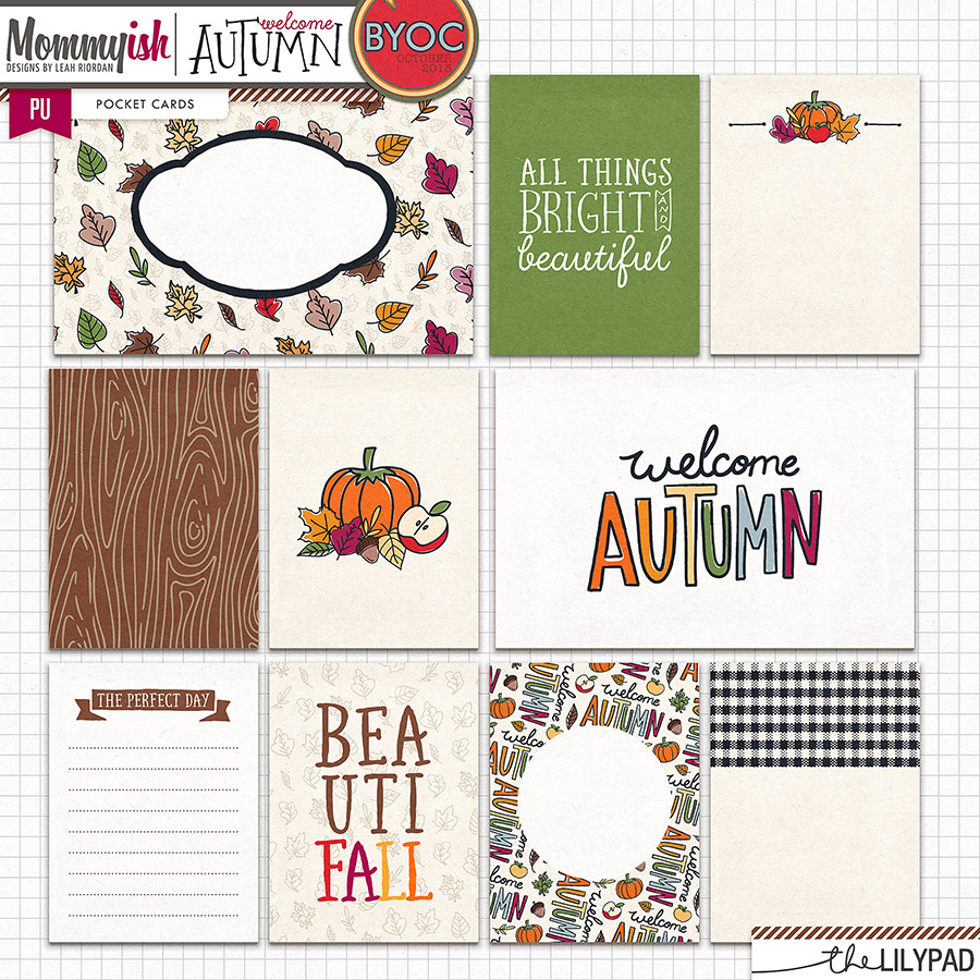 Welcome Autumn | Pocket Cards
