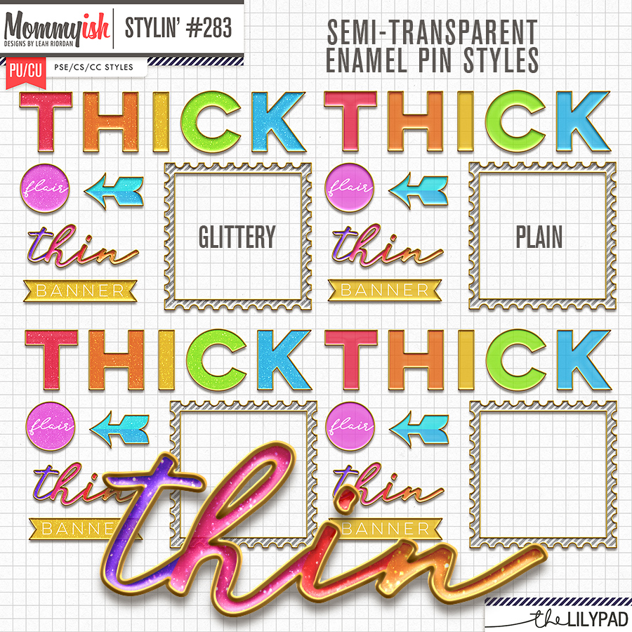 CU/PU - Stylin' #283 - Transparent Enamel Styles