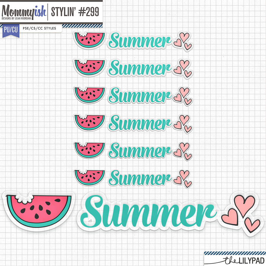 CU/PU - Stylin' #299 - Acrylic Stickers