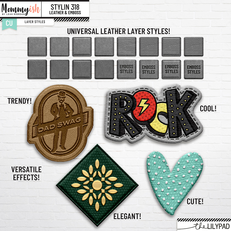 CU - Stylin' 318 - Leather & Emboss Styles