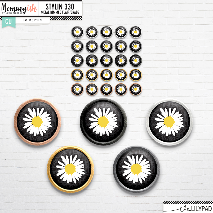 CU - Stylin' 330 | Metal Rimmed Flair