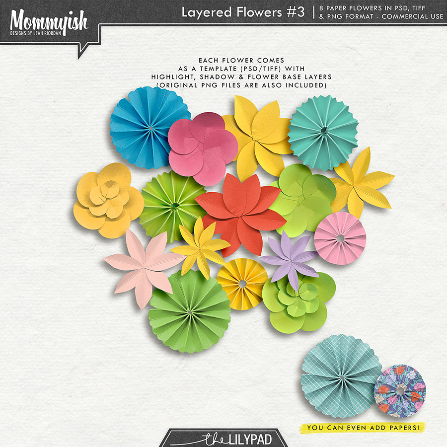 PU/CU - Layered Flowers #3 - Image 3