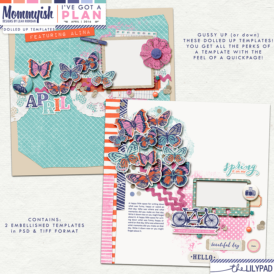 I've Got A Plan | April 2016 - Dolled Up Templates ft. Alina - Image 2