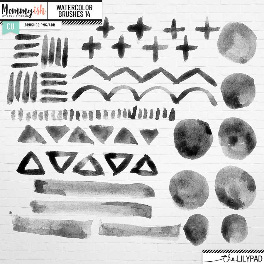 CU/PU - Watercolor Brushes #14 - Image 2