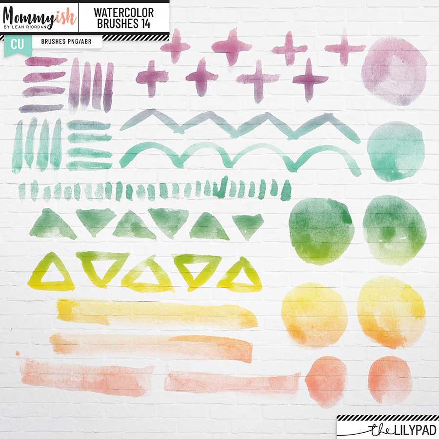 CU/PU - Watercolor Brushes #14 - Image 3