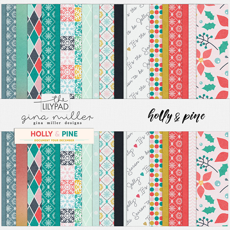 Holly & Pine Paper Pack