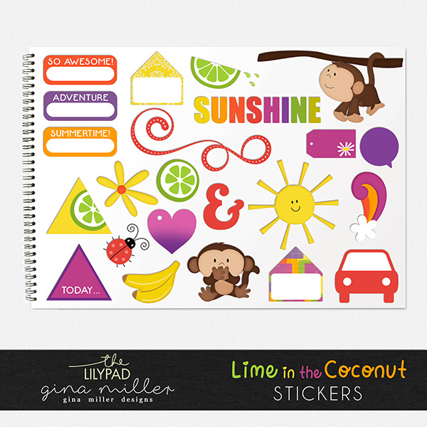 Lime in the Coconut Stickers