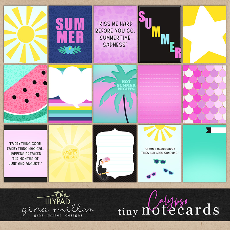 Calypso Tiny Notecards